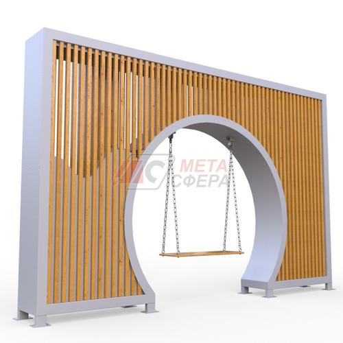 Японская арка с качелью и подсветкой