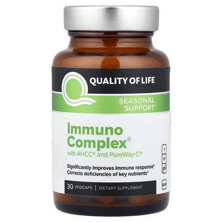 Quality of Life, Immuno Complex®, 30 растительных капсул