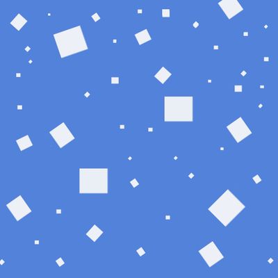 Квадратики на голубом