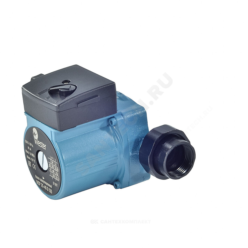 Насос циркуляционный с мокрым ротором WCP 25-60G PN10 230B/50Гц Wester 0-18-0030