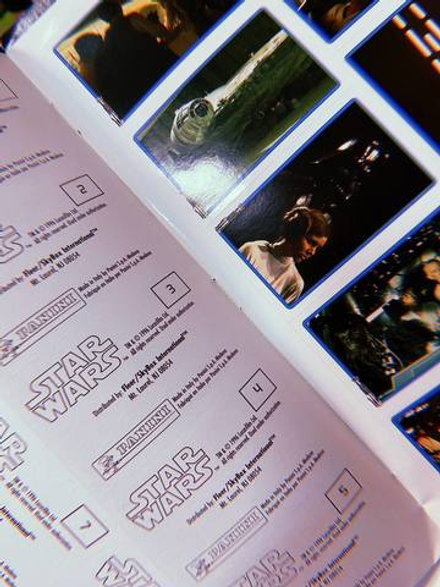 Star Wars (1996) - Альбом с полной коллекцией наклеек