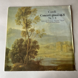 Винтажная виниловая пластинка LP Corelli Корелли, Solisti Dell'Orchestra Scarlatti Napoli, Ettore Gracis, Кончерто Гроссо Concerti Grossi Op. 6 Nr. 5 8 (ГДР 1976)