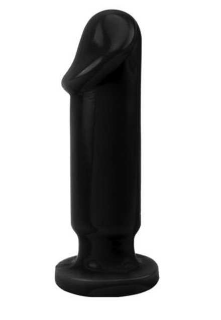 Черный анальный фаллоимитатор Anal Trainer L - 16,5 см.