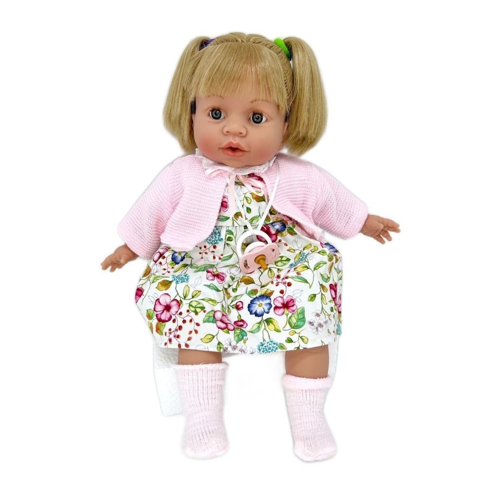 Кукла Manolo Dolls мягконабивная и звуковая 43 см Elisa