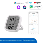 Датчик температуры и влажности SONOFF SNZB-02D - ZigBee (c дисплеем)