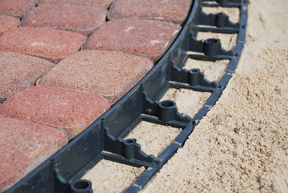 Бордюр ландшафтный Б-100.05.08-ПП пласт черный 82468