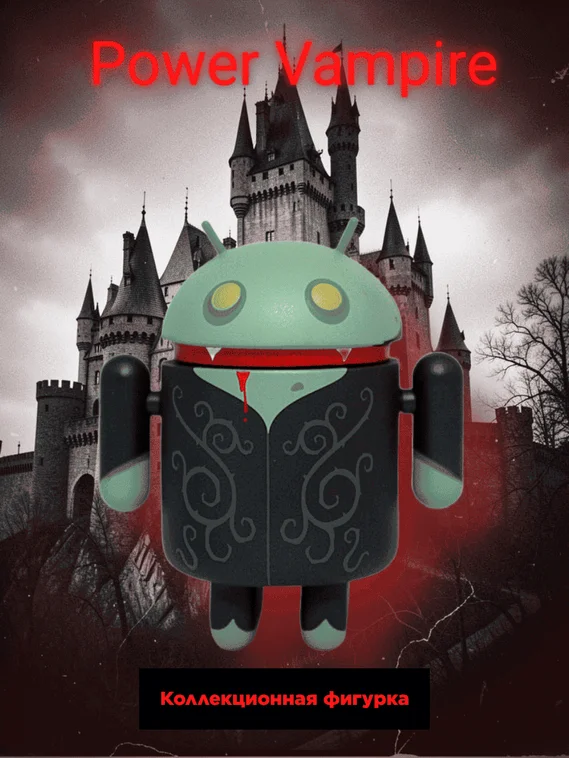 Android Mini Collectible Special Edition робот коллекционный (Power Vampire by Andrew Bell - Вампир)