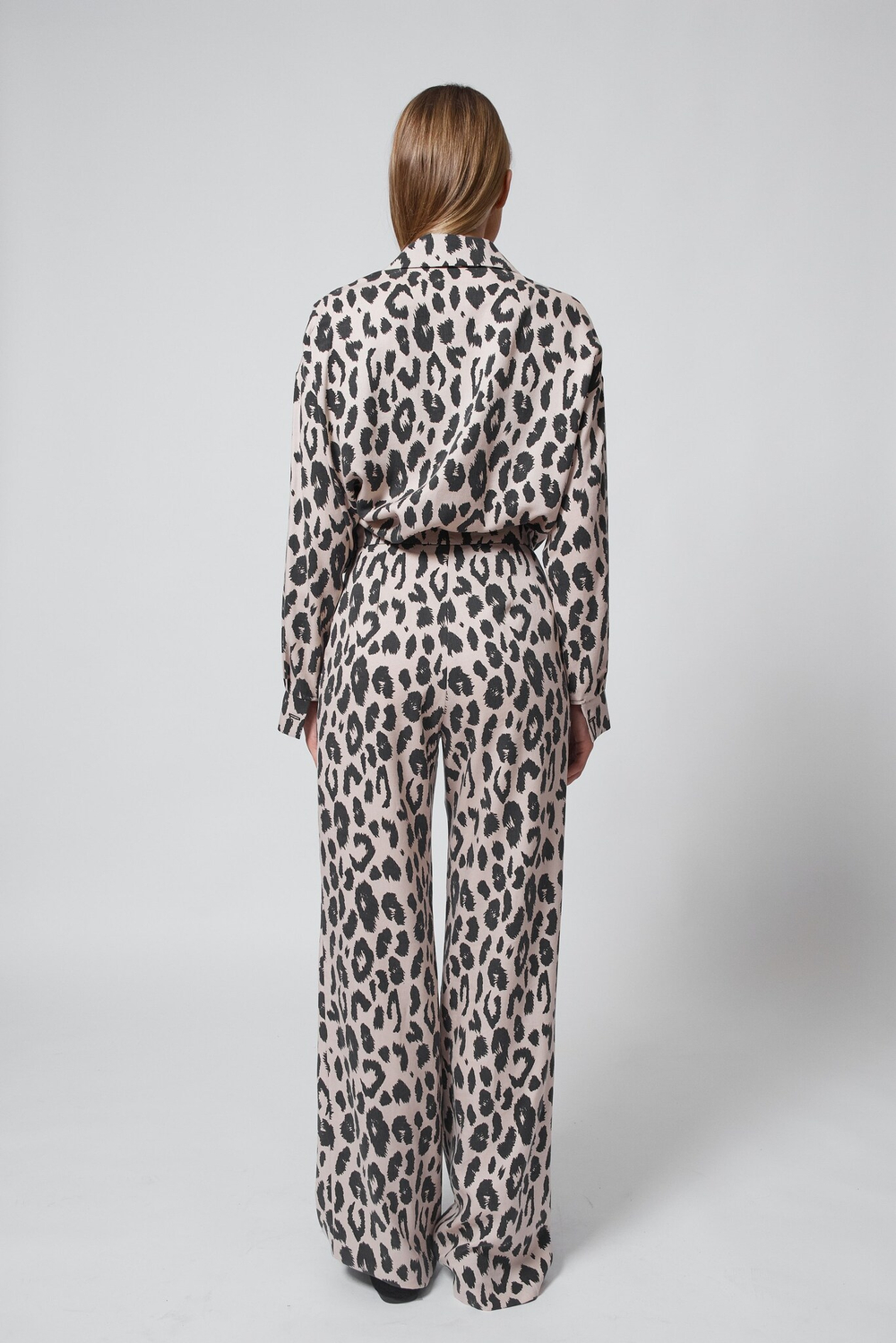 БРЮКИ КЛАССИКА КОРИЧНЕВЫЙ ЦВЕТ, ПРИНТ - ЛЕО