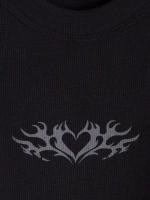 Летний кроп топ трикотажный детский