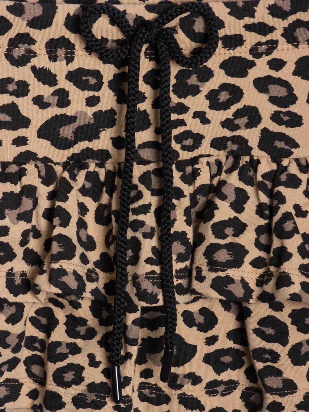 Летний костюм для девочки с юбкой-шорты