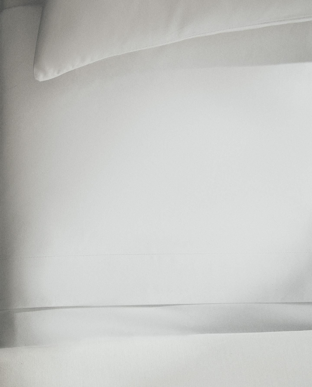 Zara Home - Простыня из ситца (500 нитей), белый, 210x280 см