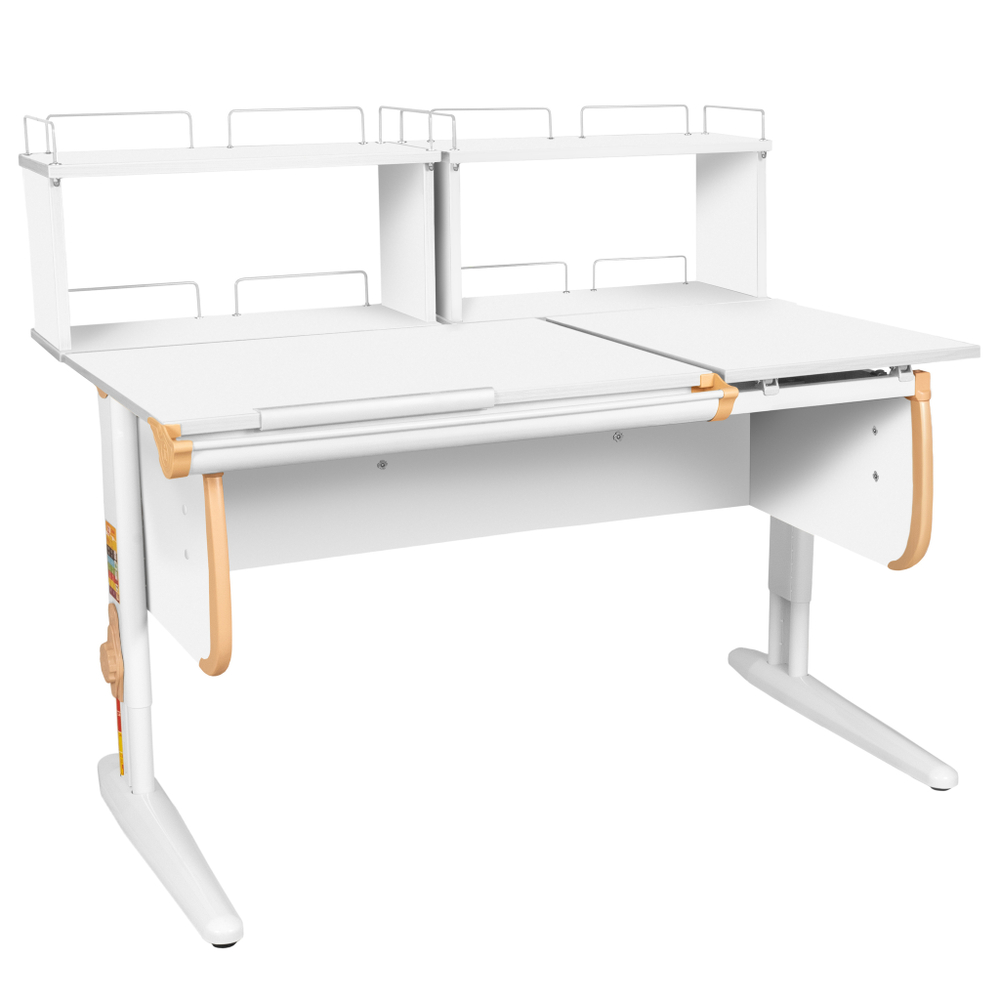 Растущая парта Дэми СУТ 25 с задними полками СУТ.15.240 (1200×880 мм)