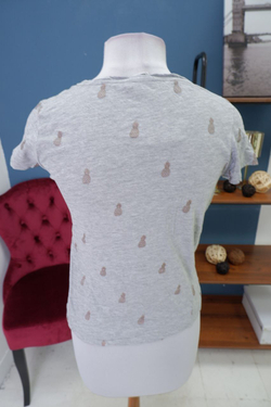 Футболка Blue Motion с принтом 40 размер