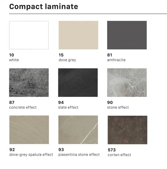 Compact Laminate для подстолья Nemo, Domino, Tiffany, Cross