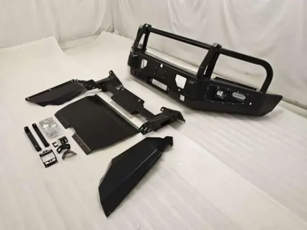 Силовой передний бампер для Toyota Land Cruiser Prado 250 LC250 Крузак Тойота Защита бампера стальной бампер