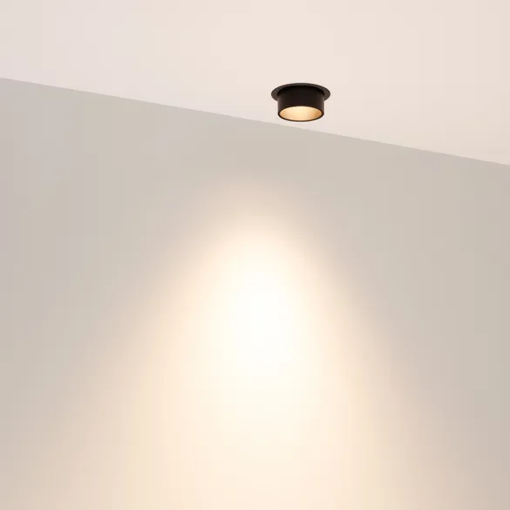 Светильник SP-NUANCE-TRIMLESS-PULL-R35-7W Warm3000 (BK, 36 deg, 230V) (Arlight, IP40 Металл, 5 лет) 049910
