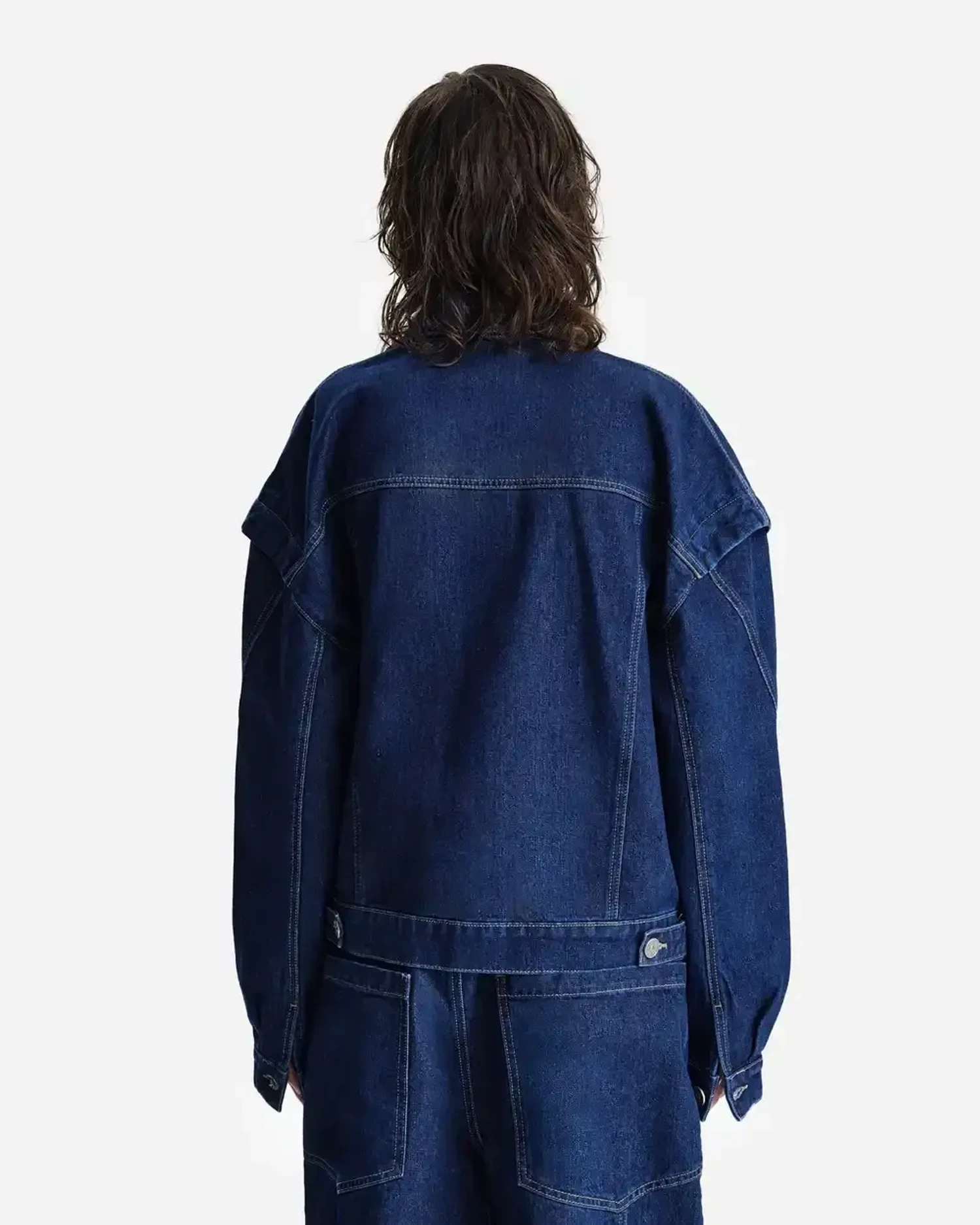 Куртка из денима синяя