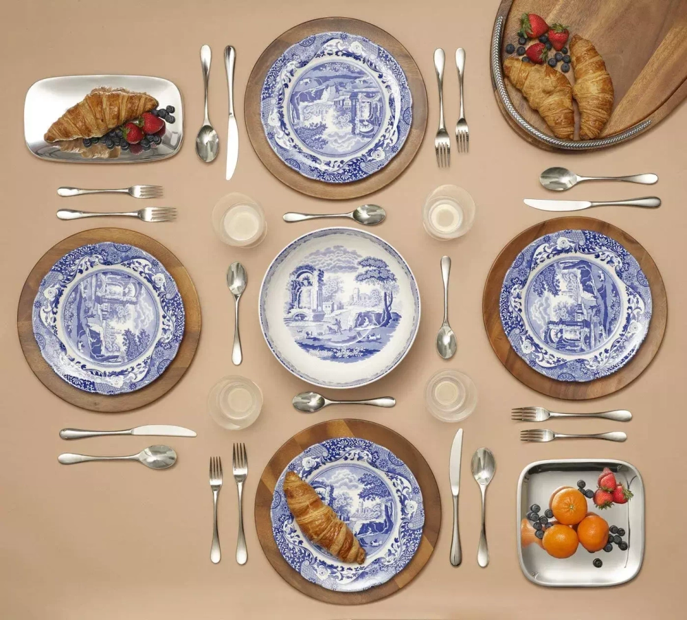 Spode - Синяя итальянская масленка 20х10см. / артикул   BLI2850-X  / GTIN 783931401565