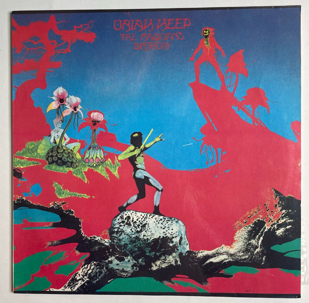 Винтажная виниловая пластинка LP Uriah Heep The Magicians Birthday (Россия 1993)