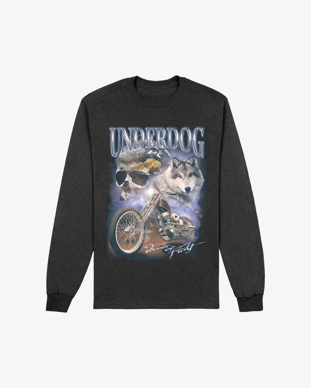 Лонгслив Underdog Night Dog Черный