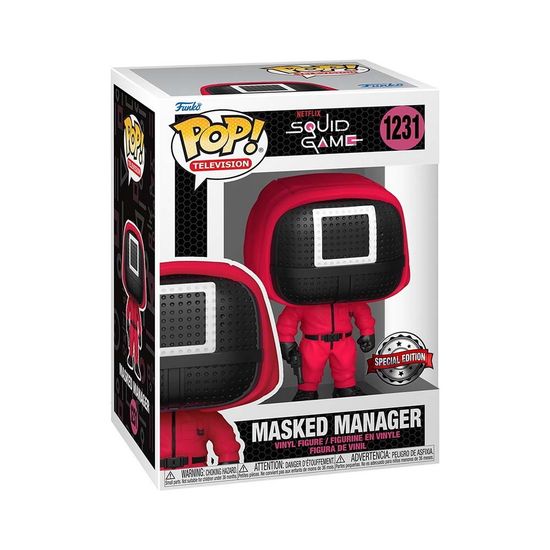 Фигурка Funko POP! TV Squid Game Square Masked Manager (Exc) 65169