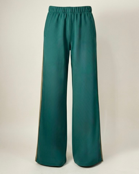 Брюки трикотажные из Джерси на кулисе в изумрудном