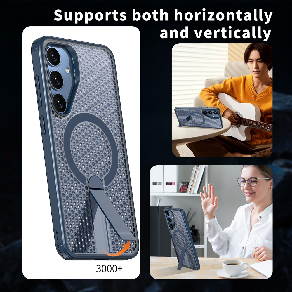 Прозрачный чехол Mesh Pro Magnetic Case для Samsung Galaxy S25