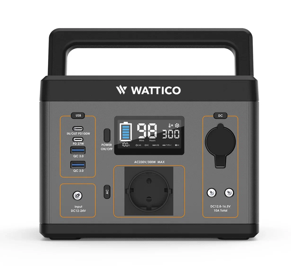 Портативная электростанция Wattico Camp 300 Вт