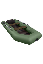 Барс-2800 СКК слань+киль зеленый (лодка ПВХ под мотор)