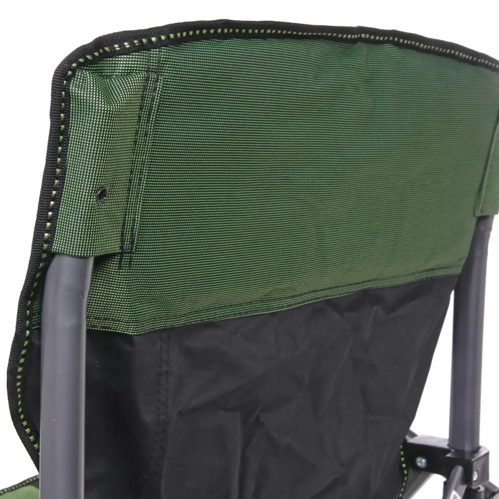 Кресло складное с подлокотниками до 120кг 64*53*90 см зеленое