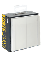 FORTE&PIANO Выключатель 2-клавишный 10А FP205 белый IEK