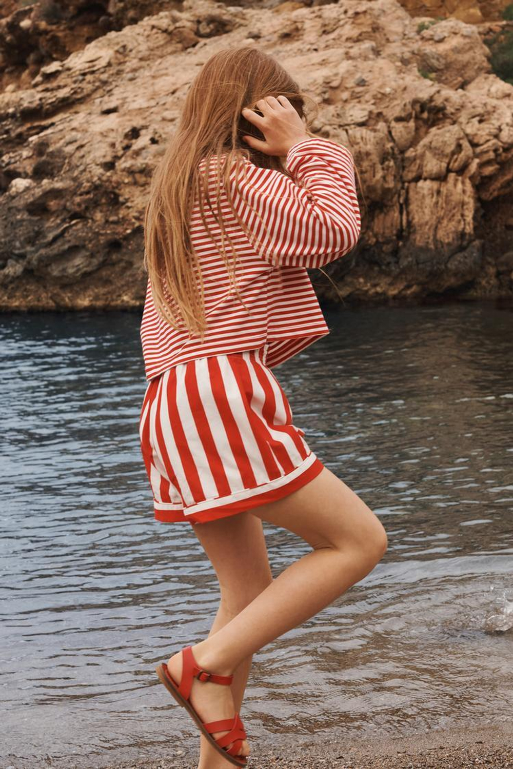 ZARA ФУТБОЛКУ В ПОЛОСКУ С КАРМАНОМ - LIMITED EDITION, ПОЛОСКИ