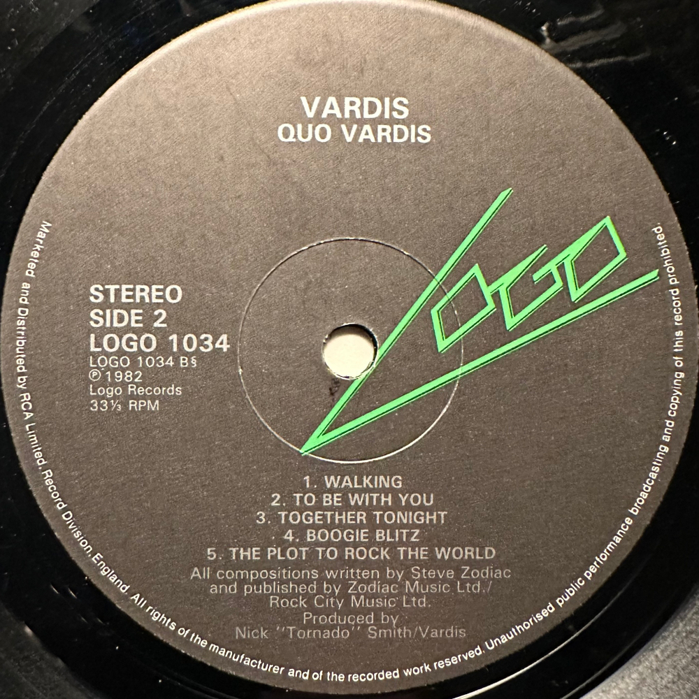 Vardis - Quo Vardis (Англия 1982г.)