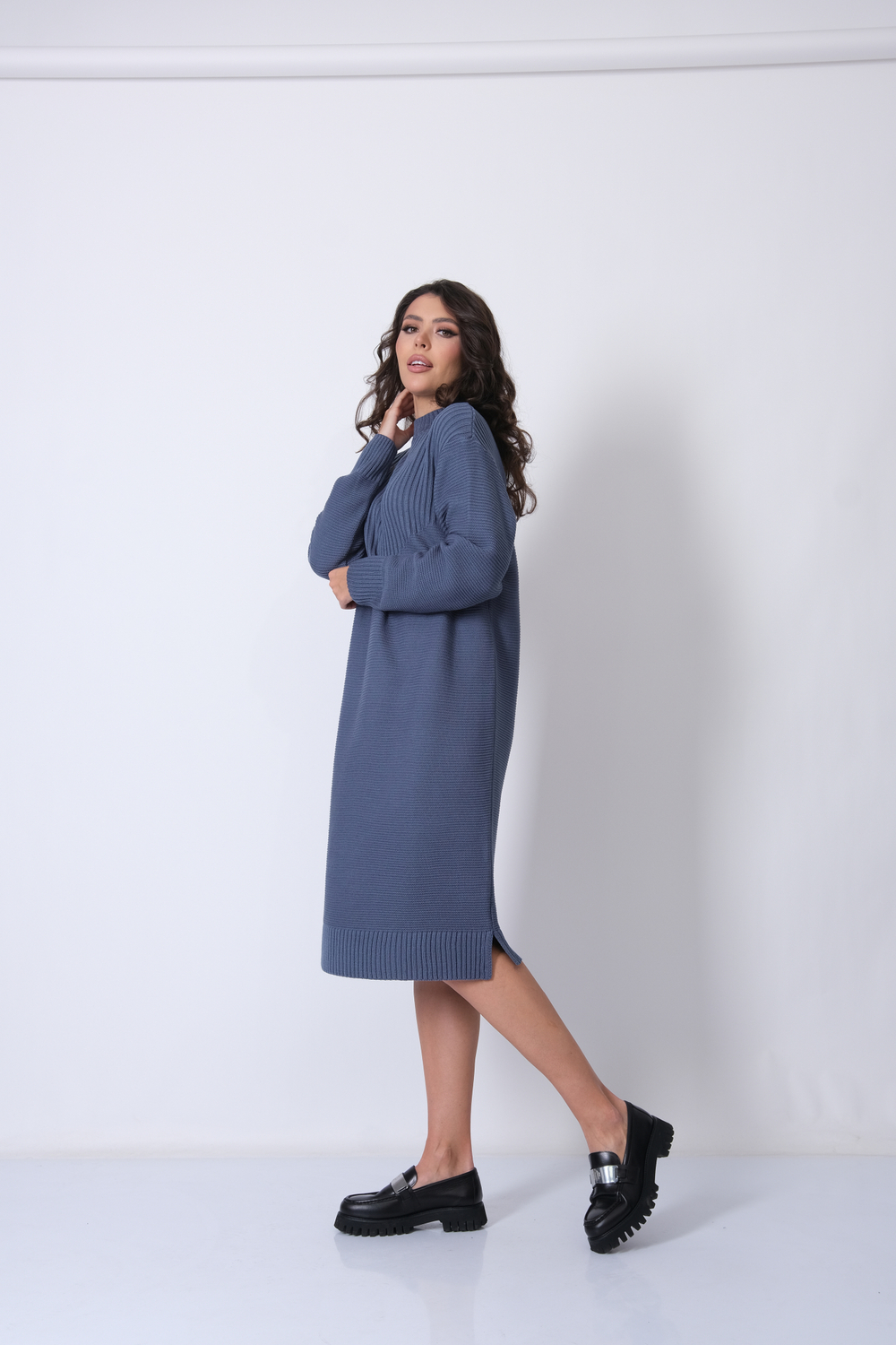 Платье Д 2976/джинс