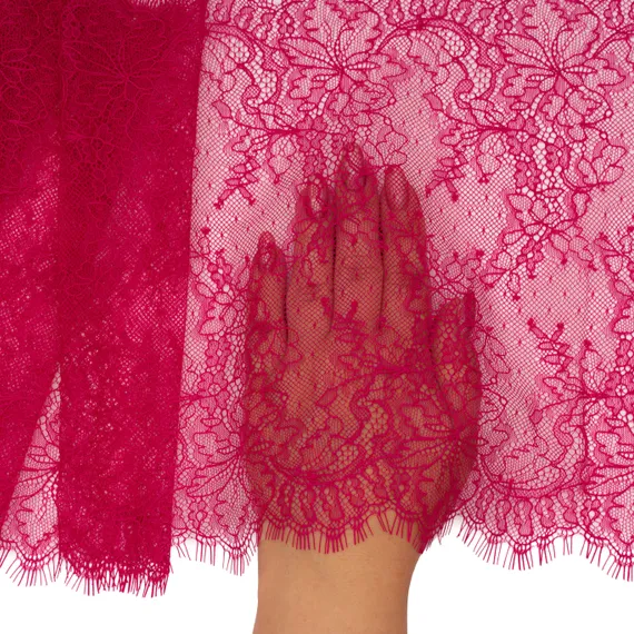 Кружево реснички фуксия (24*290 см)