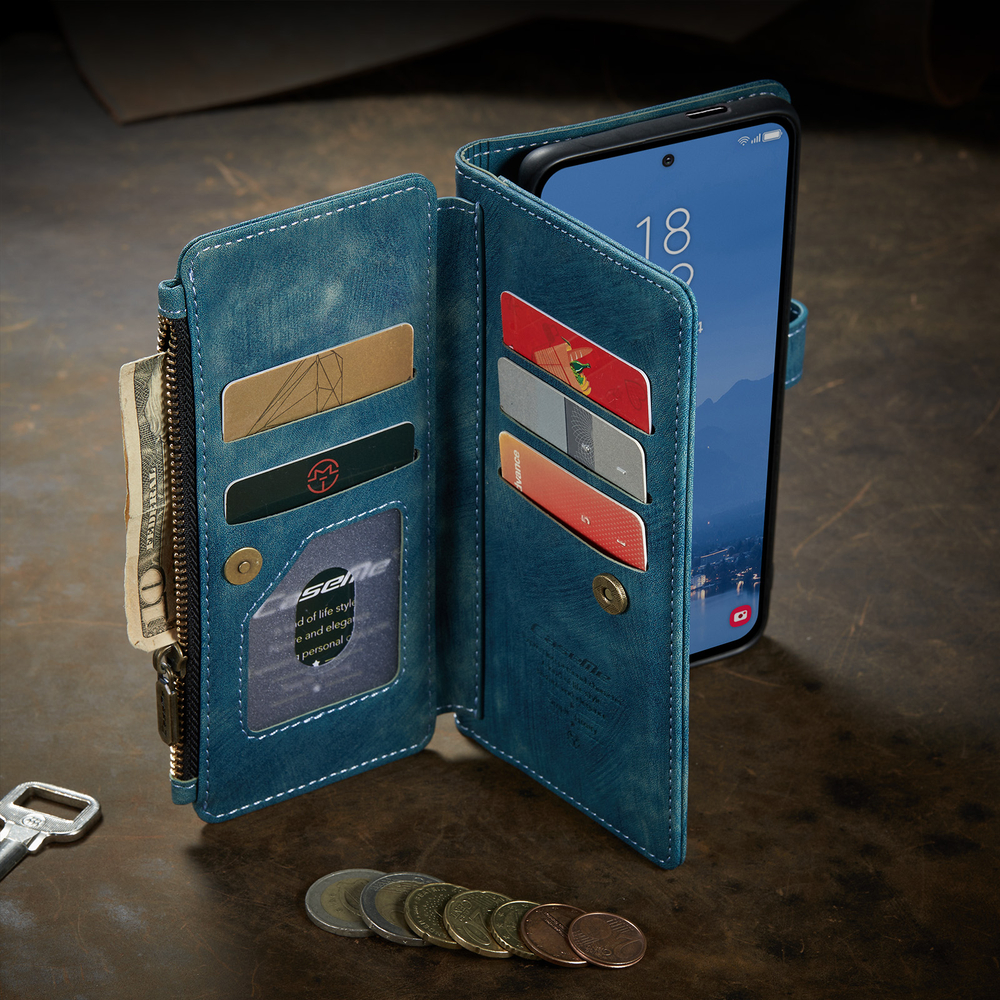 Многофункциональный чехол-кошелек CaseMe 3 in 1 Matte Wallet для Samsung Galaxy S25 FE