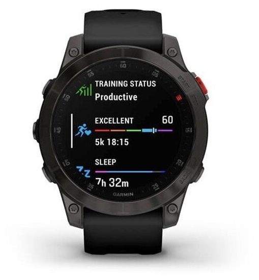 GARMIN EPIX 2 SAPPHIRE титановые черные DLC