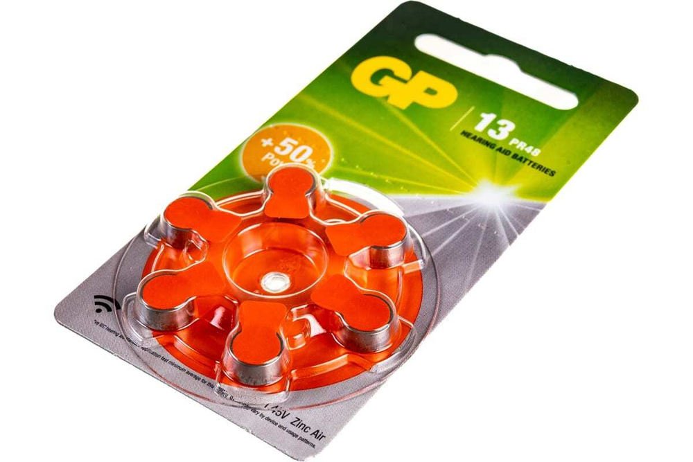 Батарейка для слух.аппаратов ZA13F GP 1.4V (1шт)