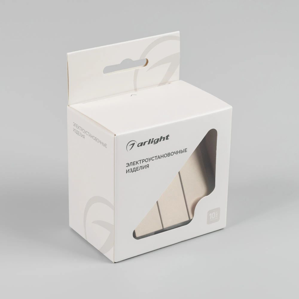 Механизм выключателя трехклавишный непроходной SWT-MK03-PL-GD-V (250V, 10A) (Arlight, -) 049899