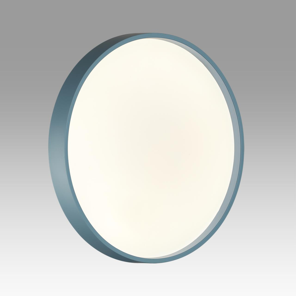 7745/CL COLOR SN 127 Светильник светодиодный потолочный пластик/белый/синий LED 30Вт 4000К D330 IP43 MAVIC