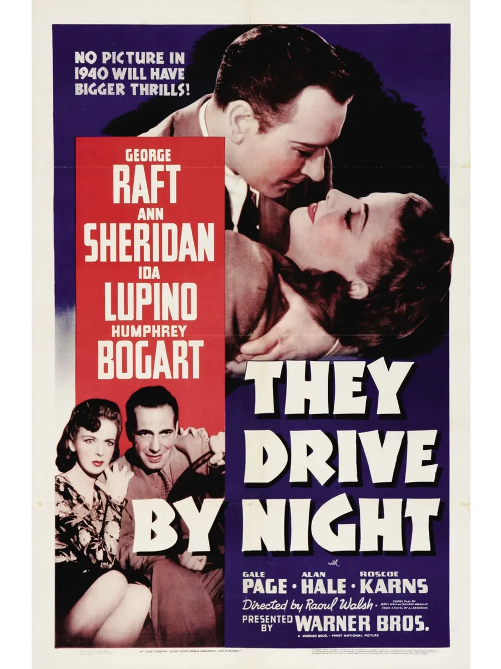 Они ехали ночью (1940) (DVD-R)