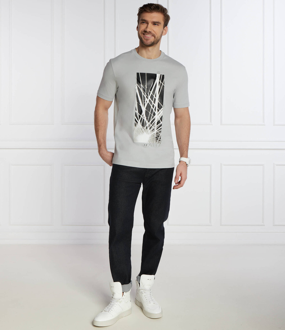 Футболка Tee 6 BOSS GREEN - серый(50514647)