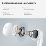 Беспроводные наушники Xiaomi Redmi Buds 6 Active White M2344E1 (BHR8391GL)
