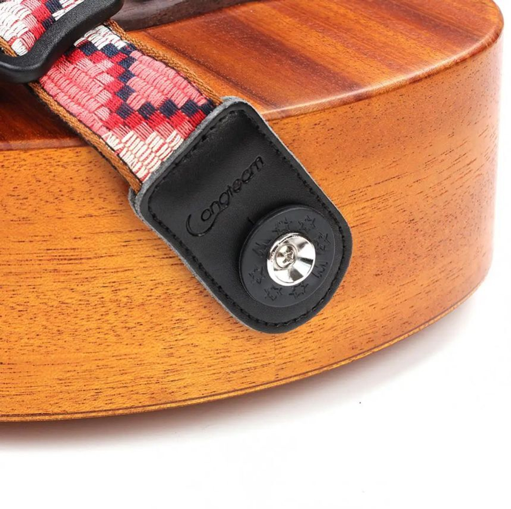 Противососказывающее кольцо гитарного ремня белое (2 шт)