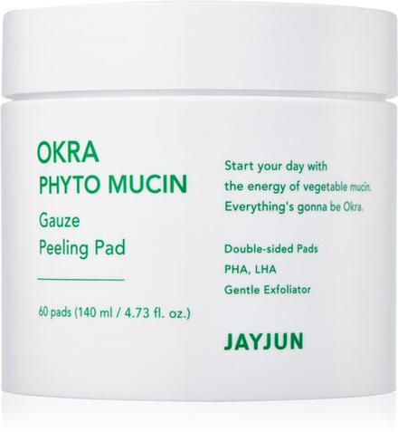 Jayjun Okra Phyto Mucin - отшелушивающие подушечки для лица /  60 szt.   / GTIN 8809495897223