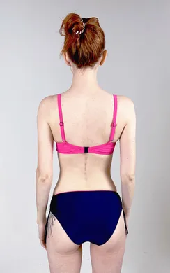 Купальник Laura new Navyblue-Raspberry