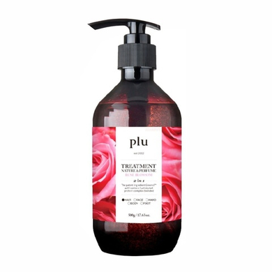 PLU   Парфюмированная маска для волос с ароматом розы - Nature and Perfume Treatment Rose Blossom,500мл
