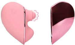 Tapping Heart Vibrator - Вибратор-сердце с функцией пульсации