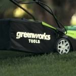 Аккумуляторная газонокосилка Greenworks G40LM35K4 40В (1 x 4 Ач, Быстрое ЗУ) нож 35 см, 2501907U4F