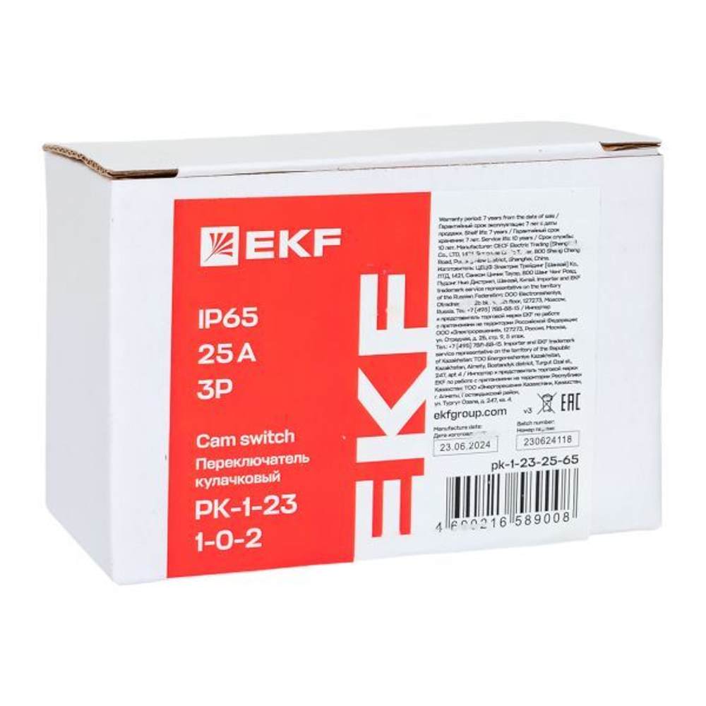 Переключатель кулачковый  EKF pk-1-23-25-65